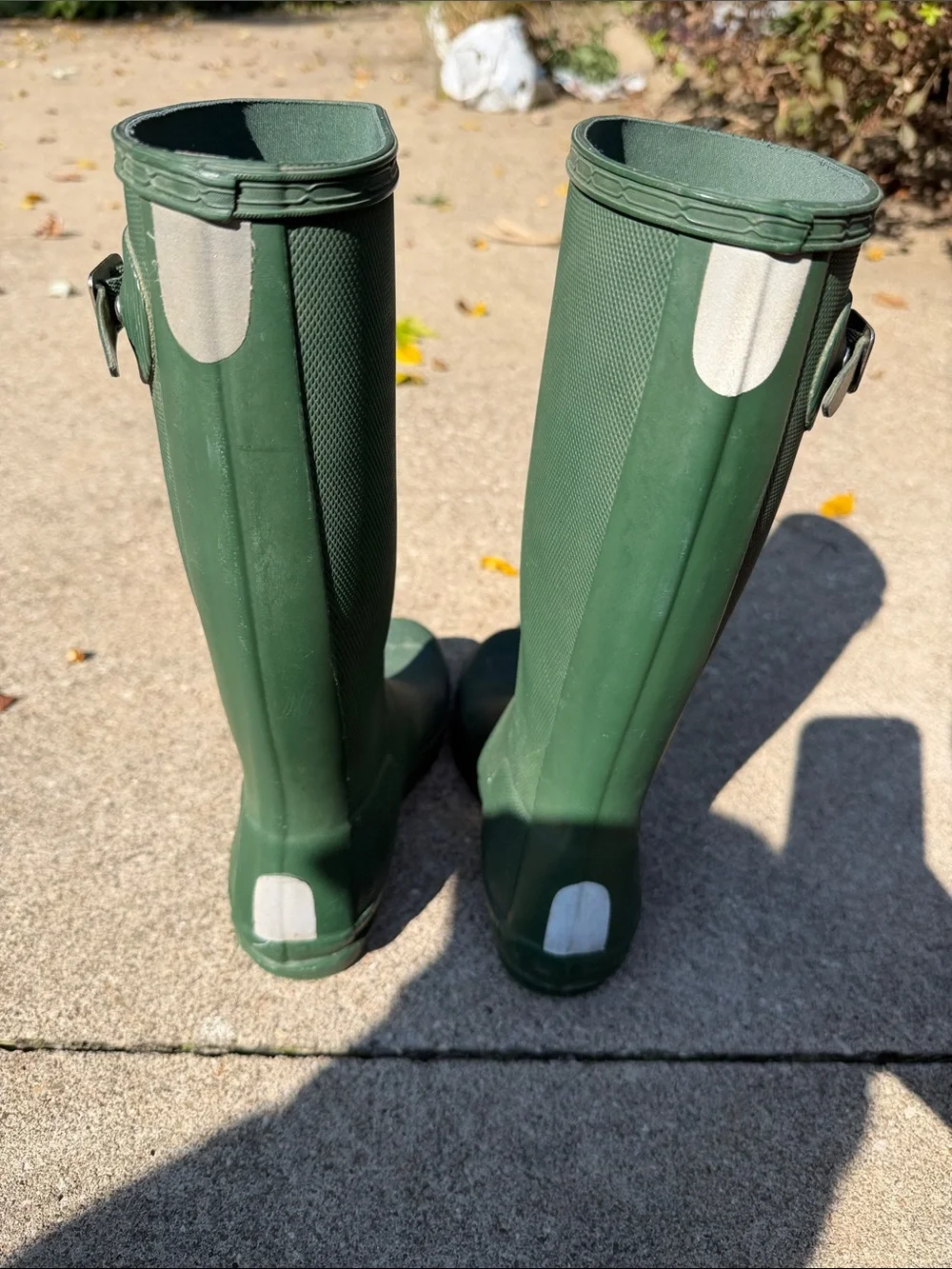 Kids vintage hunter green boots